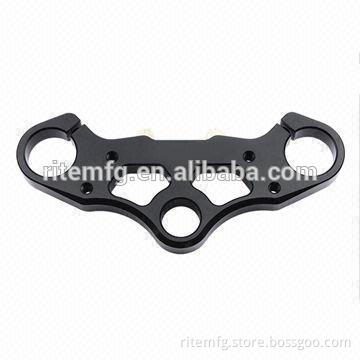 Customized precision triple bracket anodized aluminum bracket